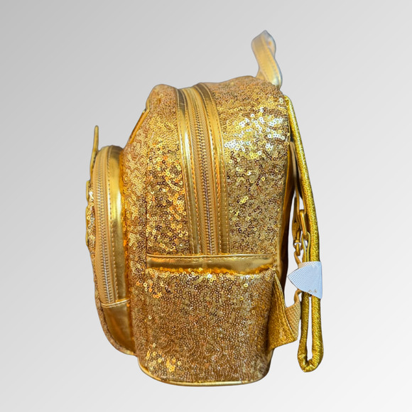 Loungefly Disney Beauty and The Beast Lumiere Sequin Mini Backpack AUTHENTIC NWT